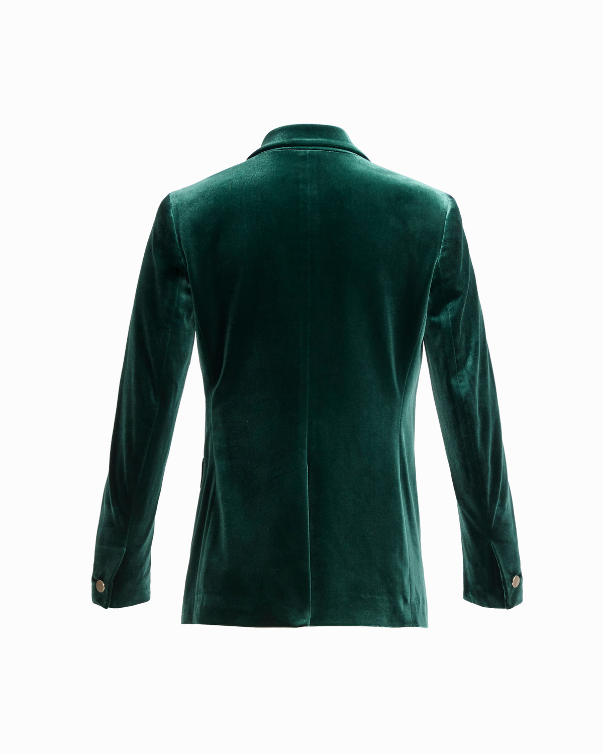 Velour Notch Collar Jacket