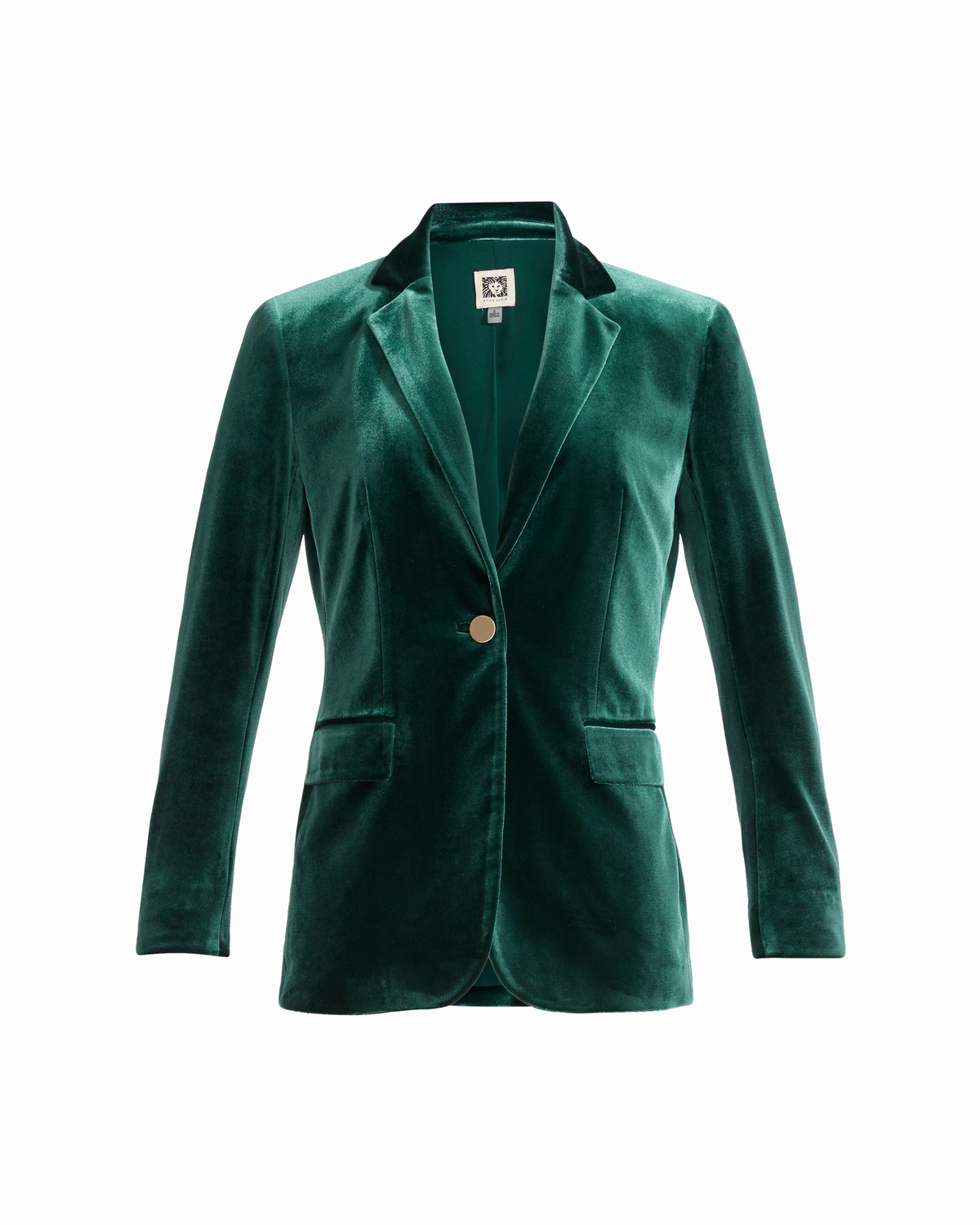 Velour Notch Collar Jacket