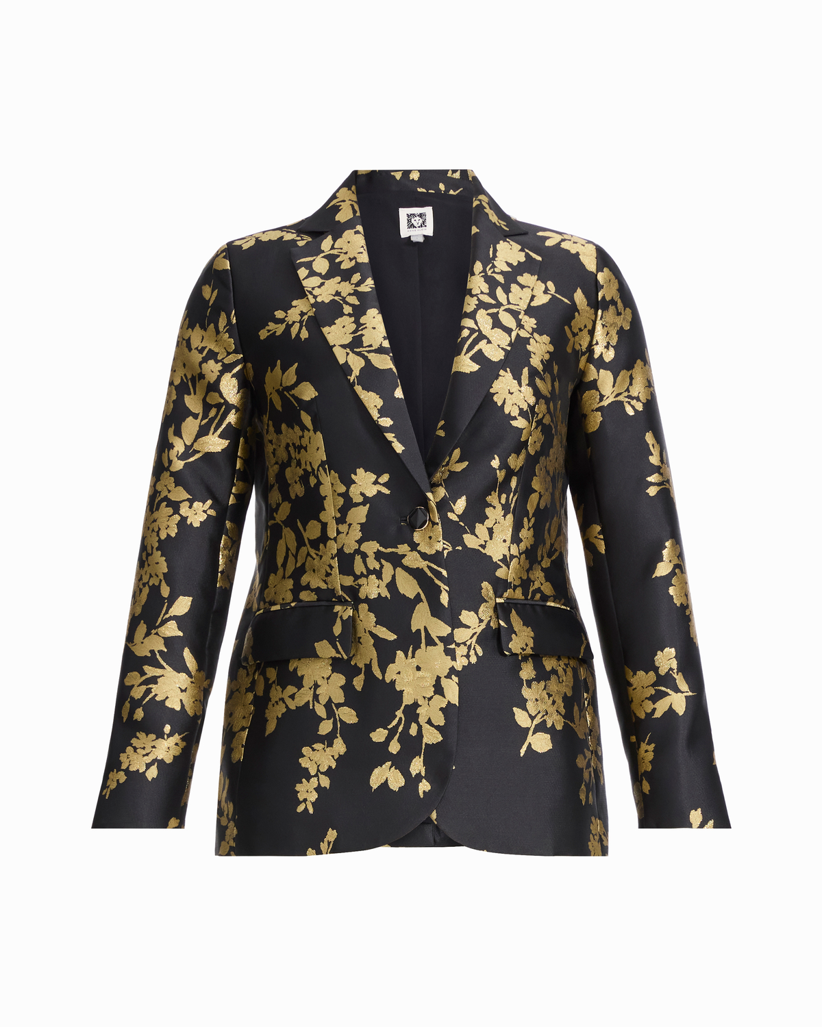 Gold Foil Floral Jacket