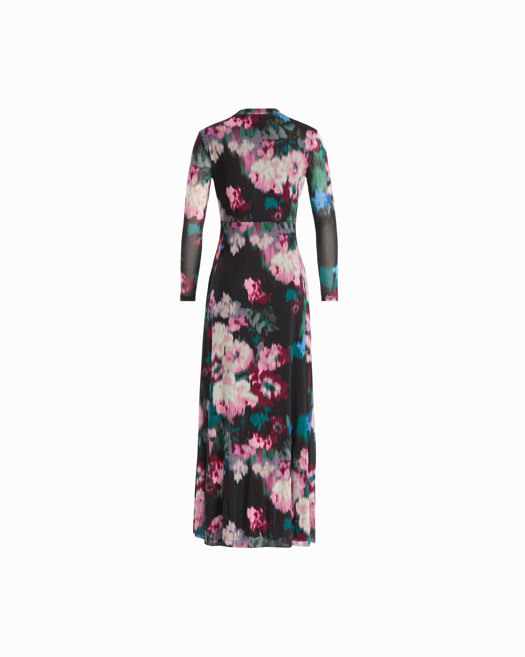 Printed Mesh Twist Maxi Dress Dresses Kasper