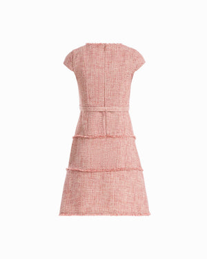 Heritage Tweed Cap Sleeve Dress Dresses Kasper