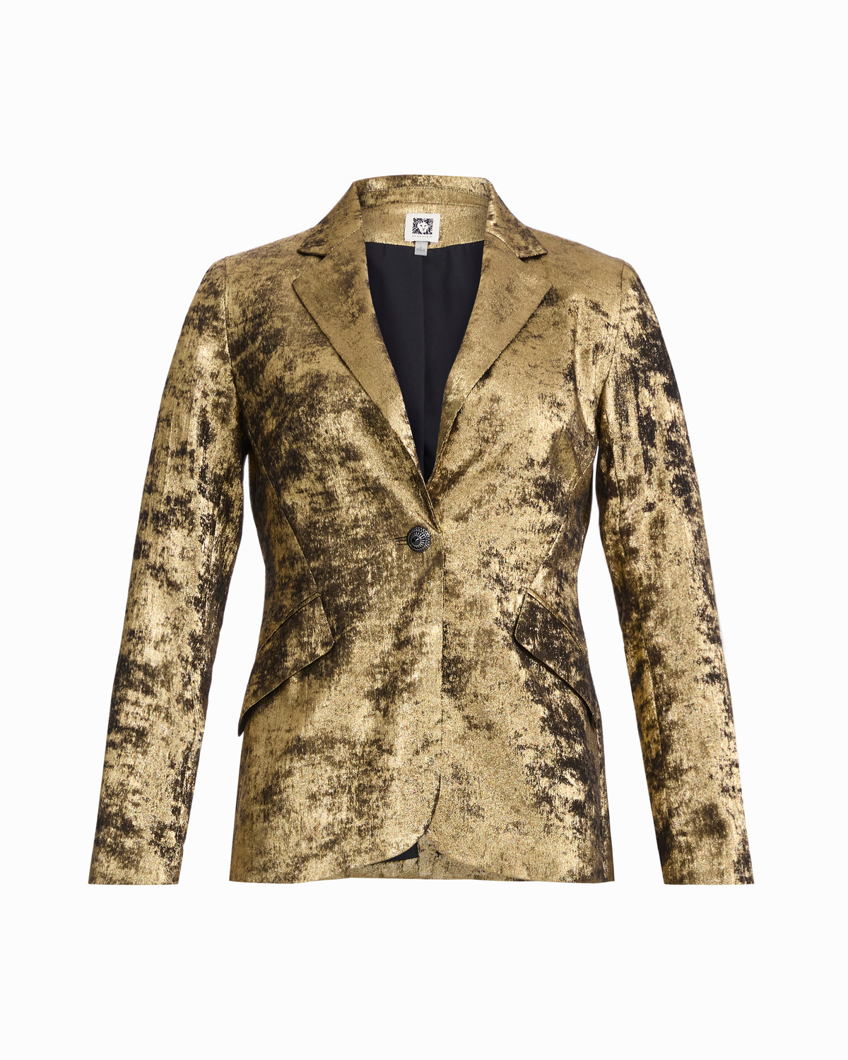One-Button Gold Jacket