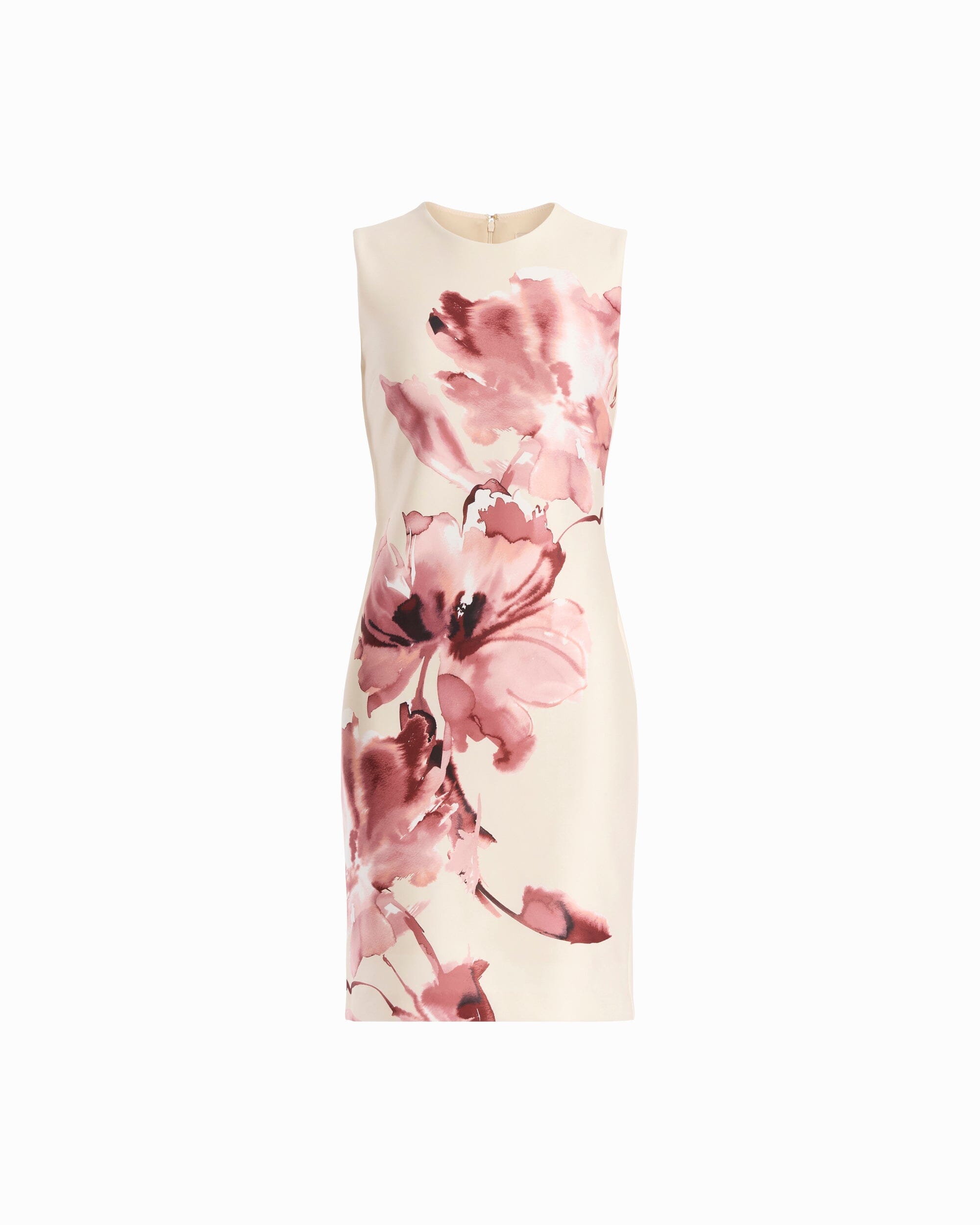 Printed Scuba Sheath Dress Dresses Kasper
