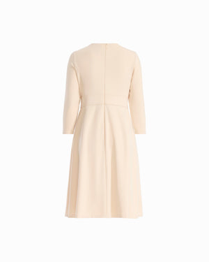 Anne Klein Plus Size A-Line Tie Waist Midi Dress