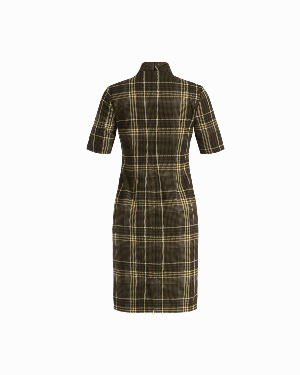 Anne Klein Short Sleeve Plaid Sheath Dress
