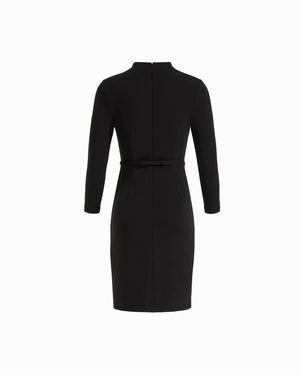 Cowl Neck Belted Dress Dresses Kasper