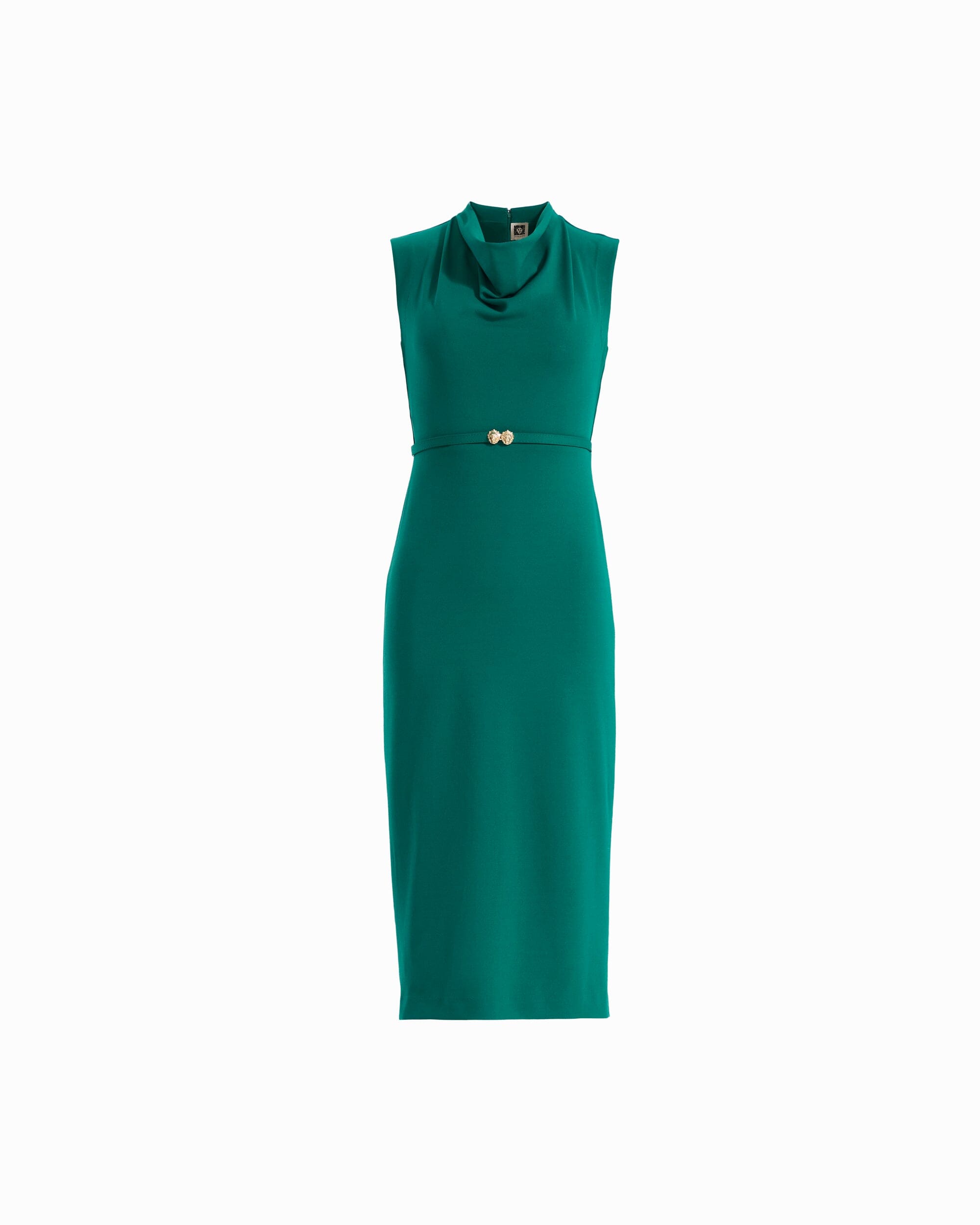 Sleeveless Cowl Neck Midi Dress Dresses Kasper