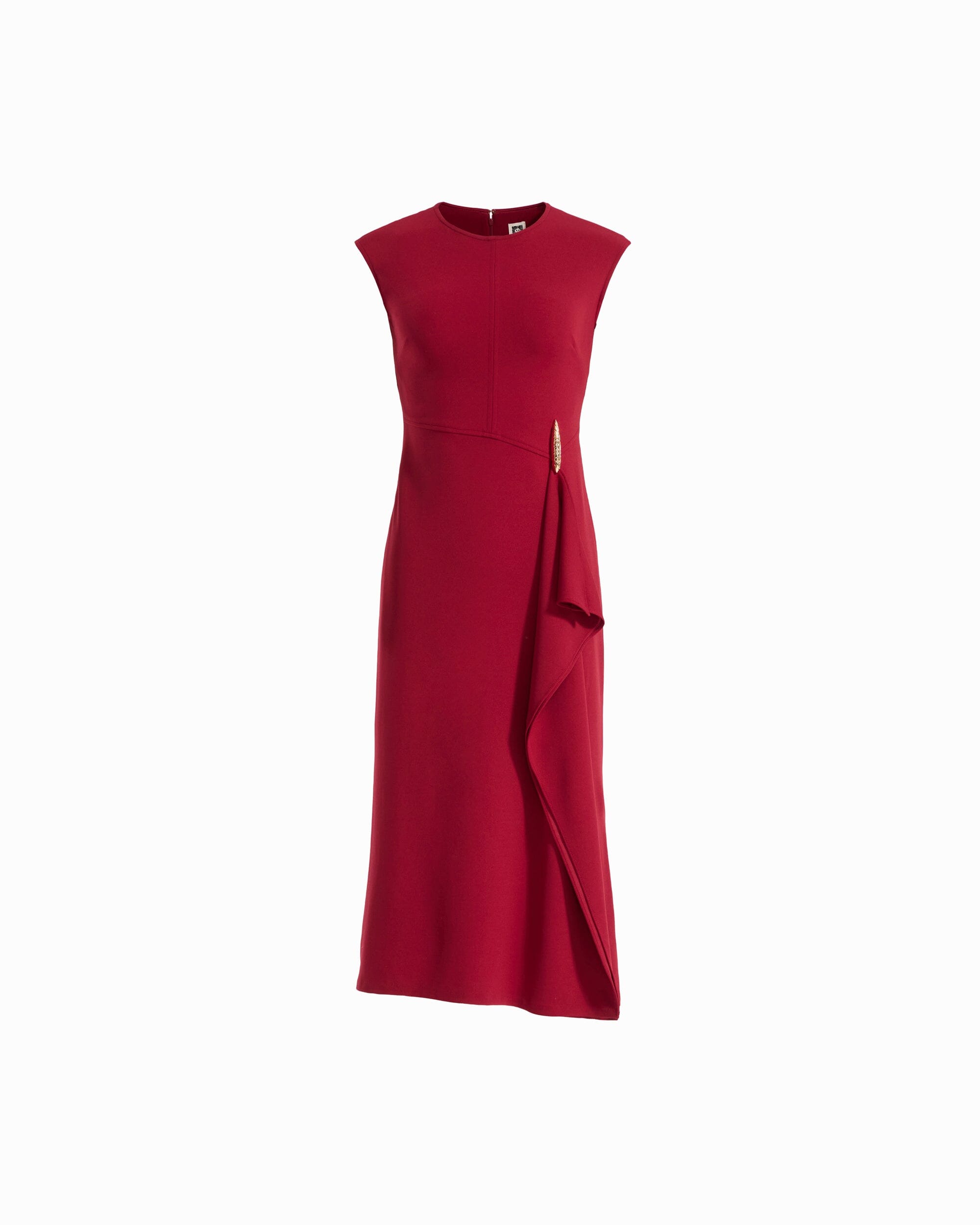 Cascade Clip Midi Dress Dresses Kasper