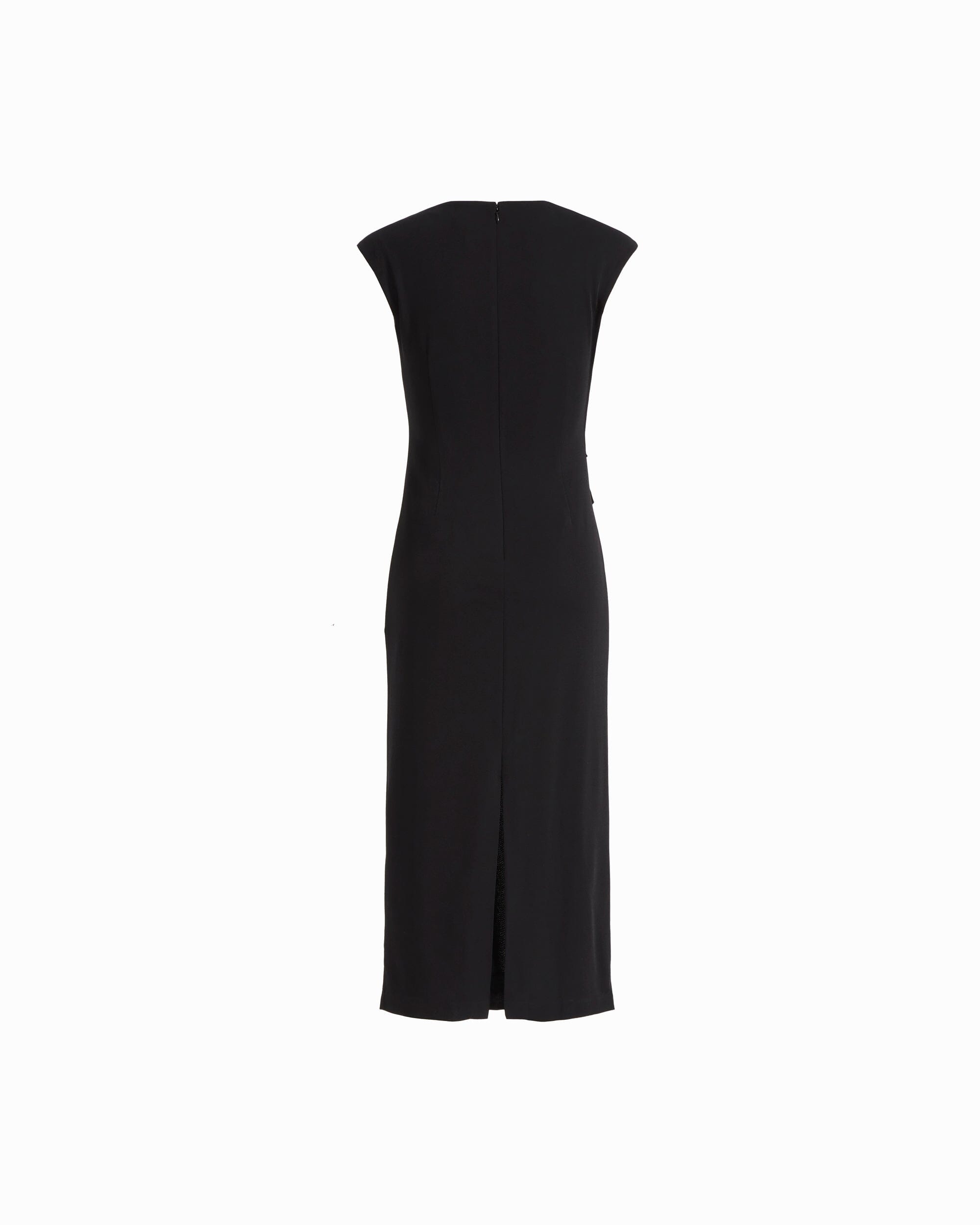 Button Neck Midi Dress Dresses Kasper