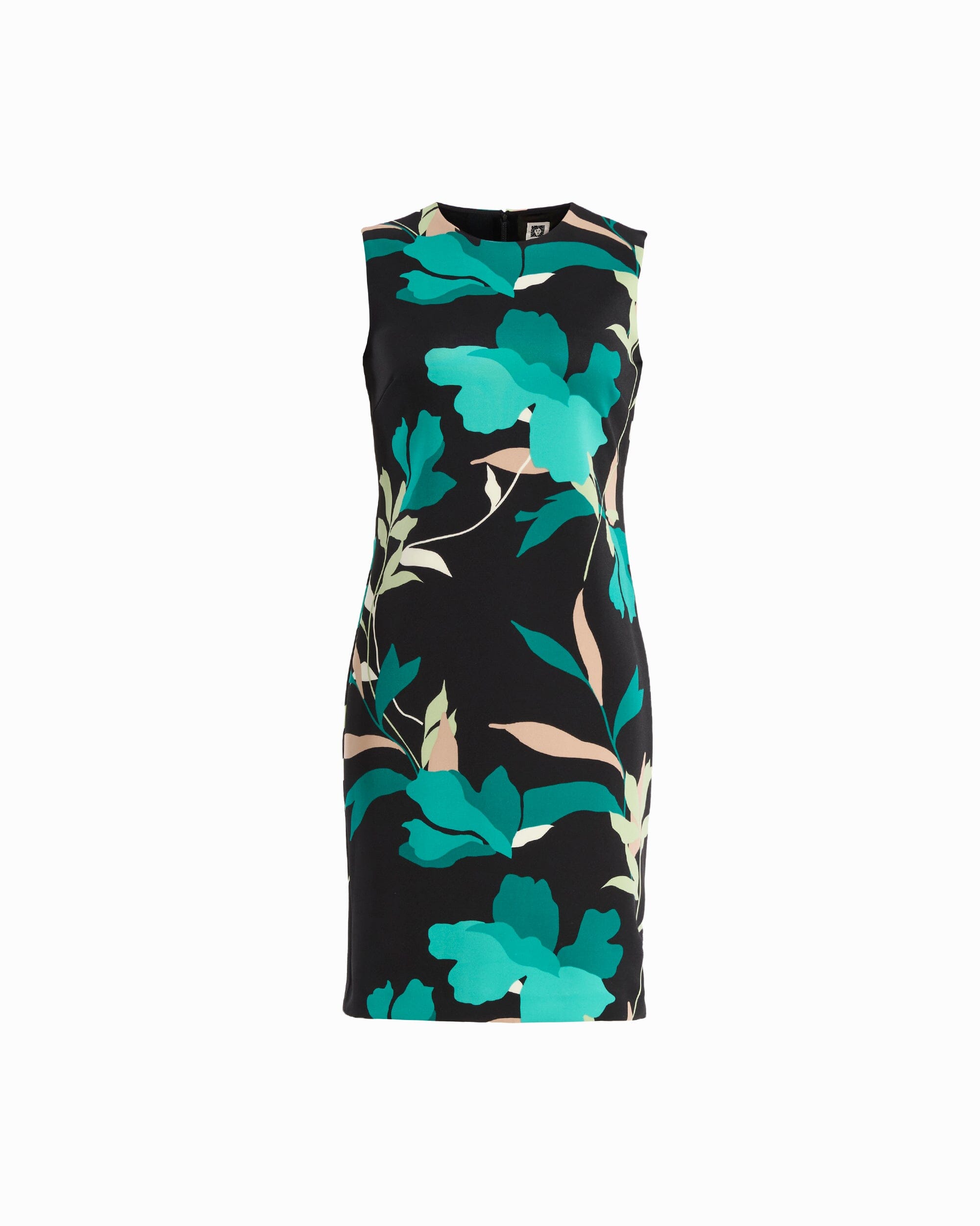 Printed Scuba Sheath Dress Dresses Kasper