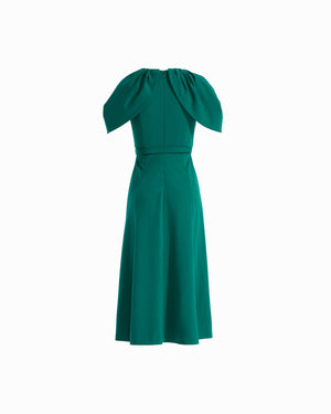 Caplet Cold Shoulder Midi Dress Dresses Kasper