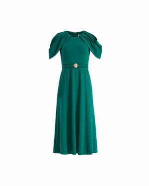 Caplet Cold Shoulder Midi Dress Dresses Kasper
