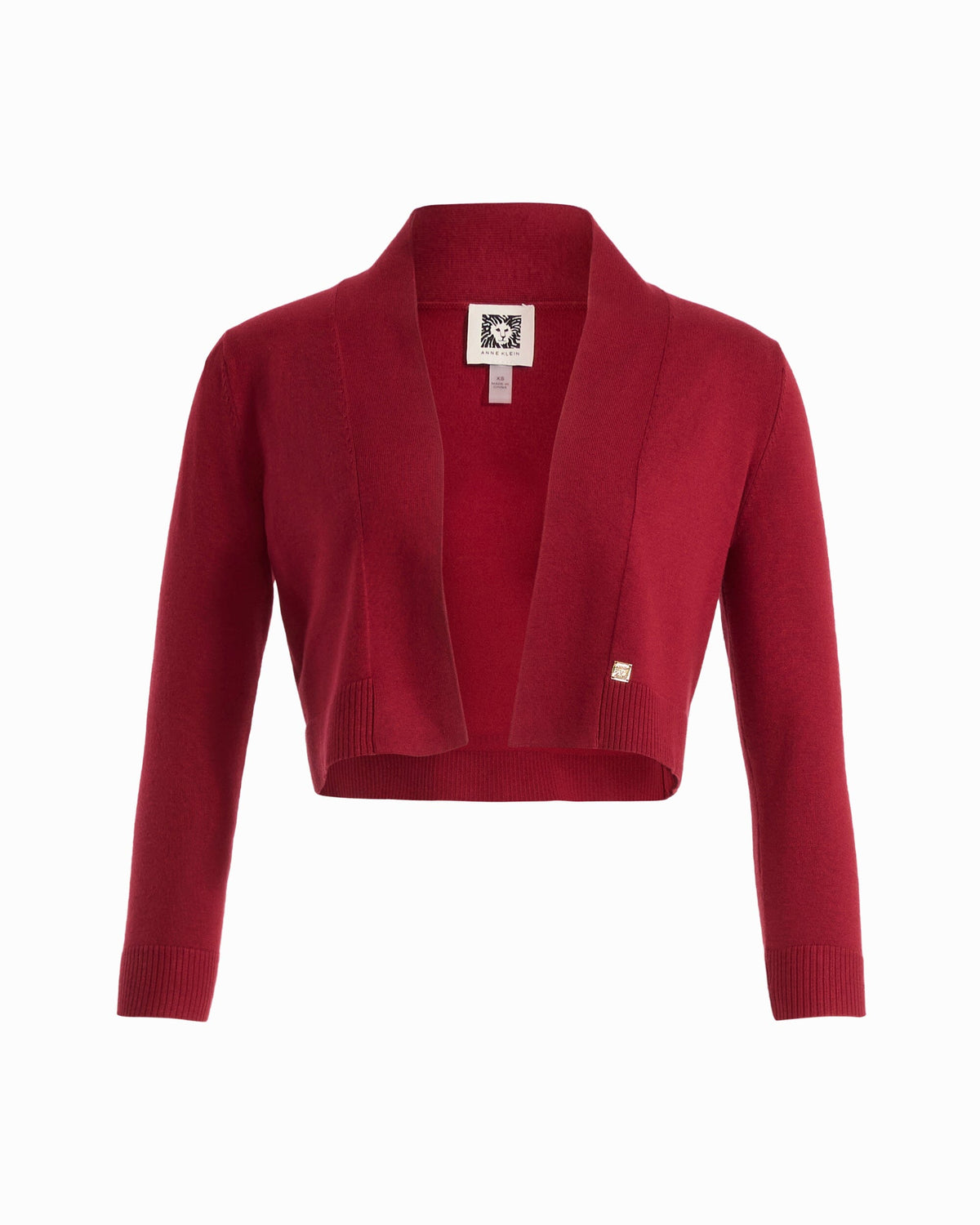 Anne Klein REVIEW Long Sleeve Open Front Cropped Shrug Dress