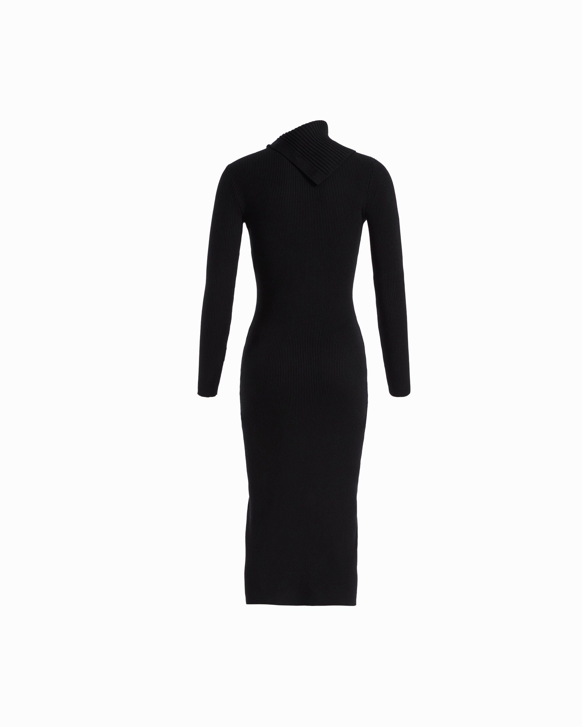 Ribbed Long Sleeve Turtleneck Dress Dresses Kasper
