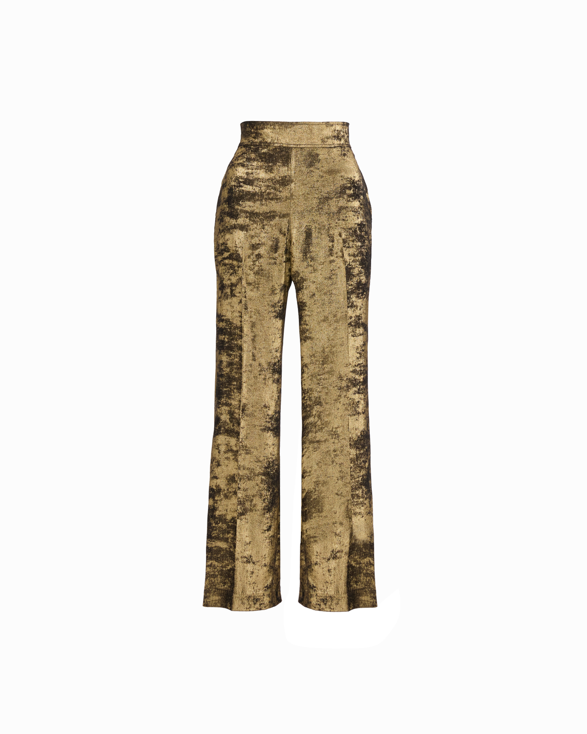 High Rise Wide Leg Velour Pant