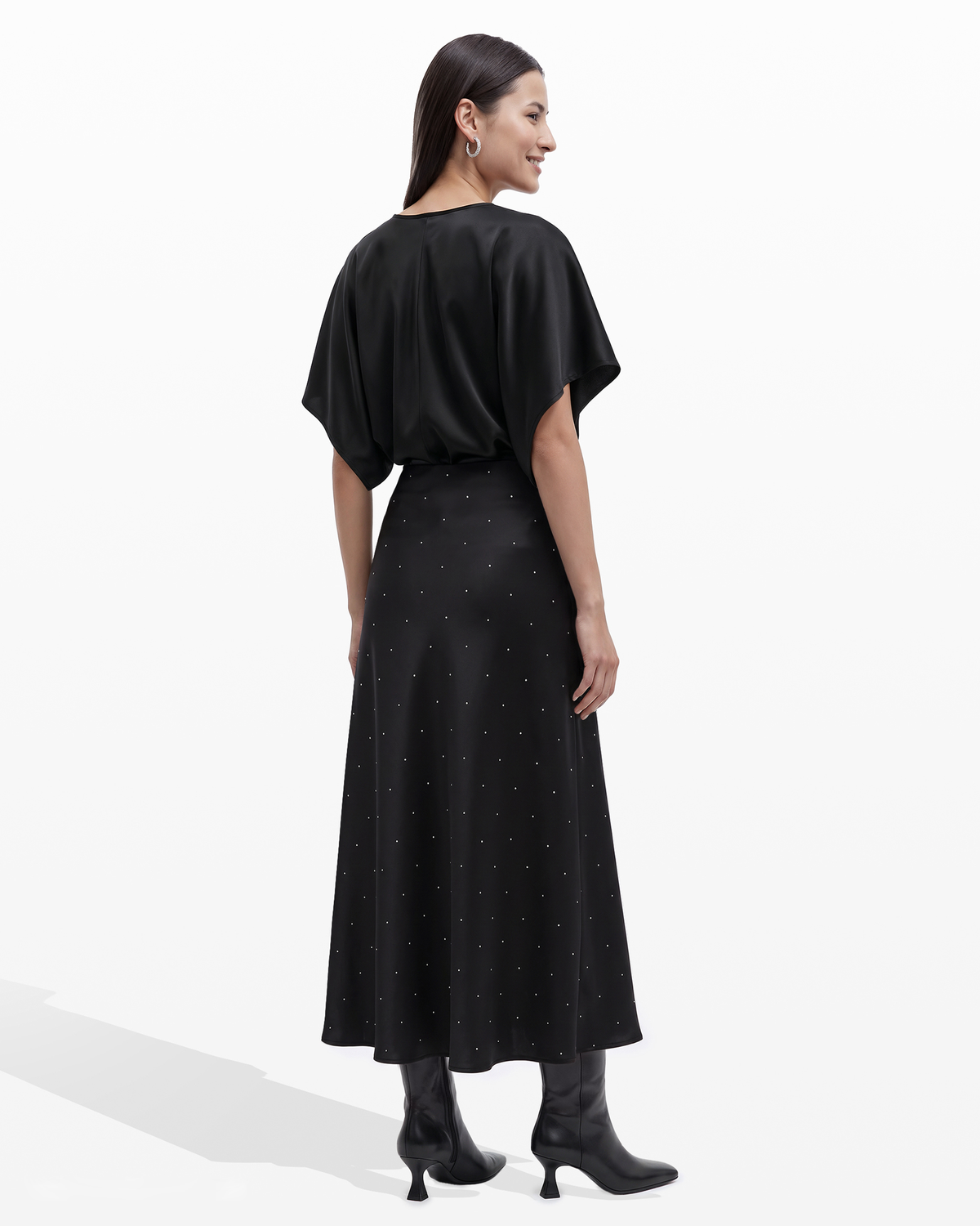Embellished Flared Skirt