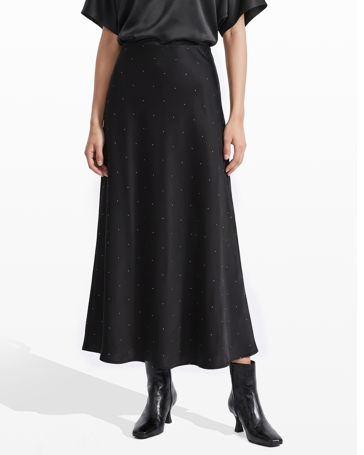 Embellished Flared Skirt