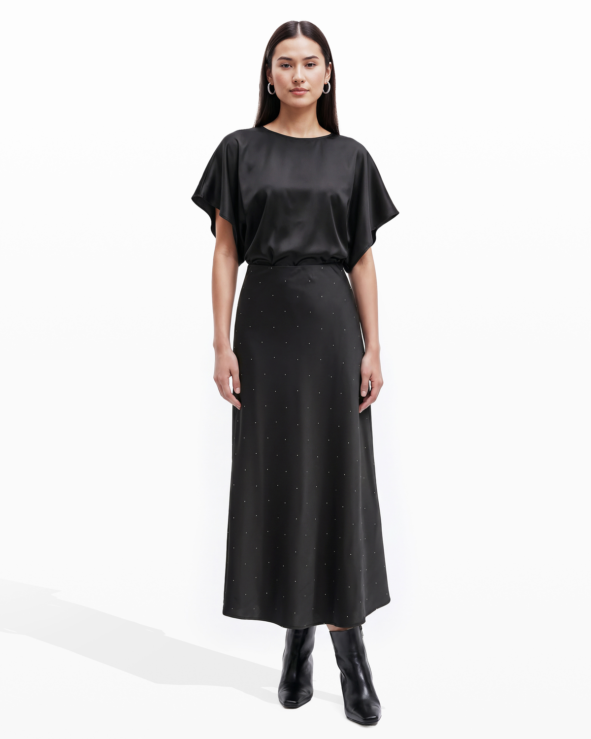 Embellished Flared Skirt