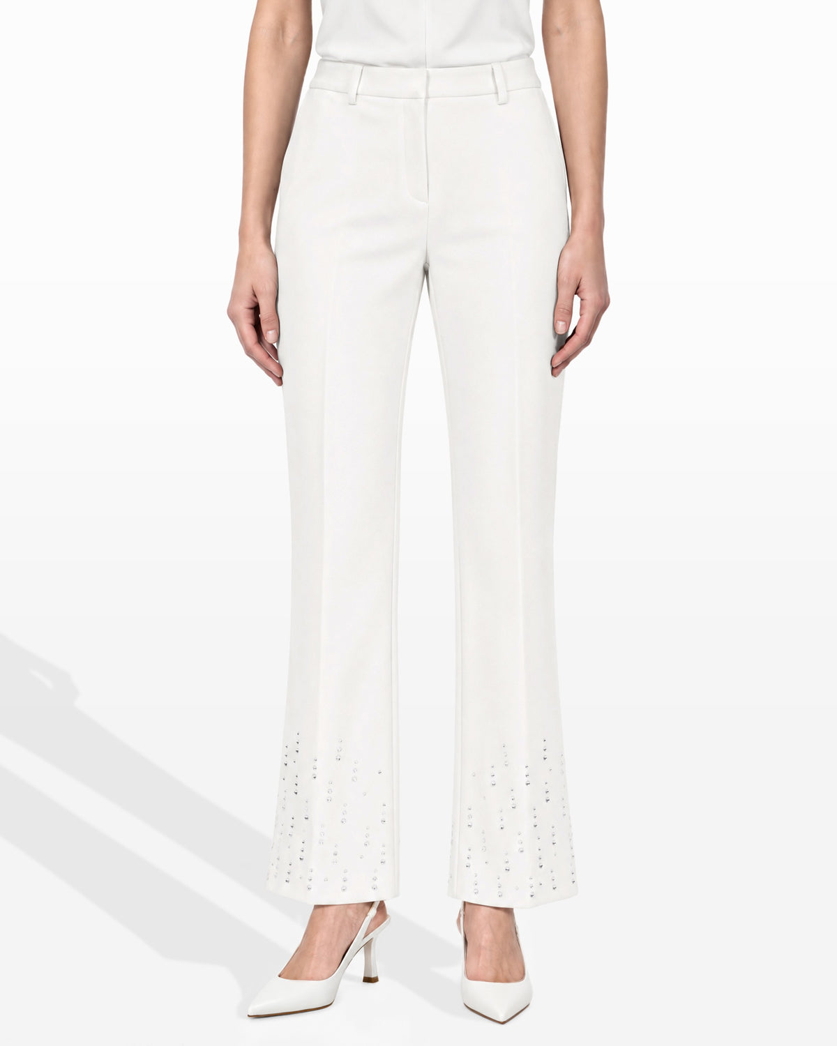 [SKU:12069269-J51] Embellished Ankle Flare Pant
