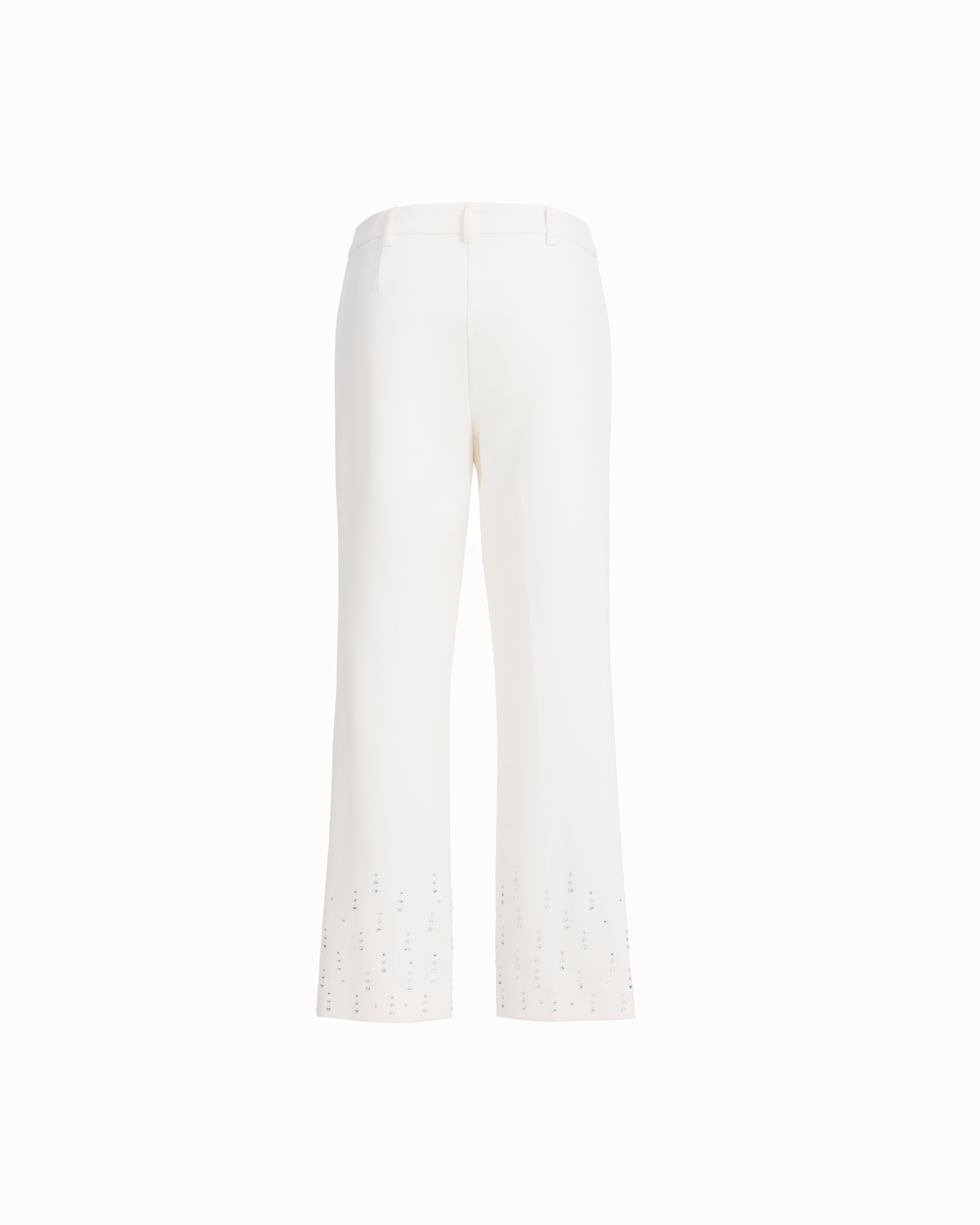 Plus Size Embellished Ankle Flare Pant
