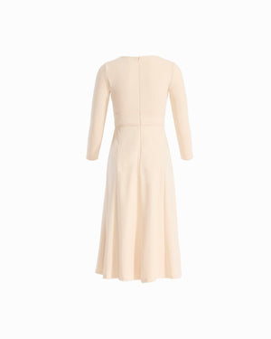 A-Line Tie Waist Midi Dress Dresses Kasper