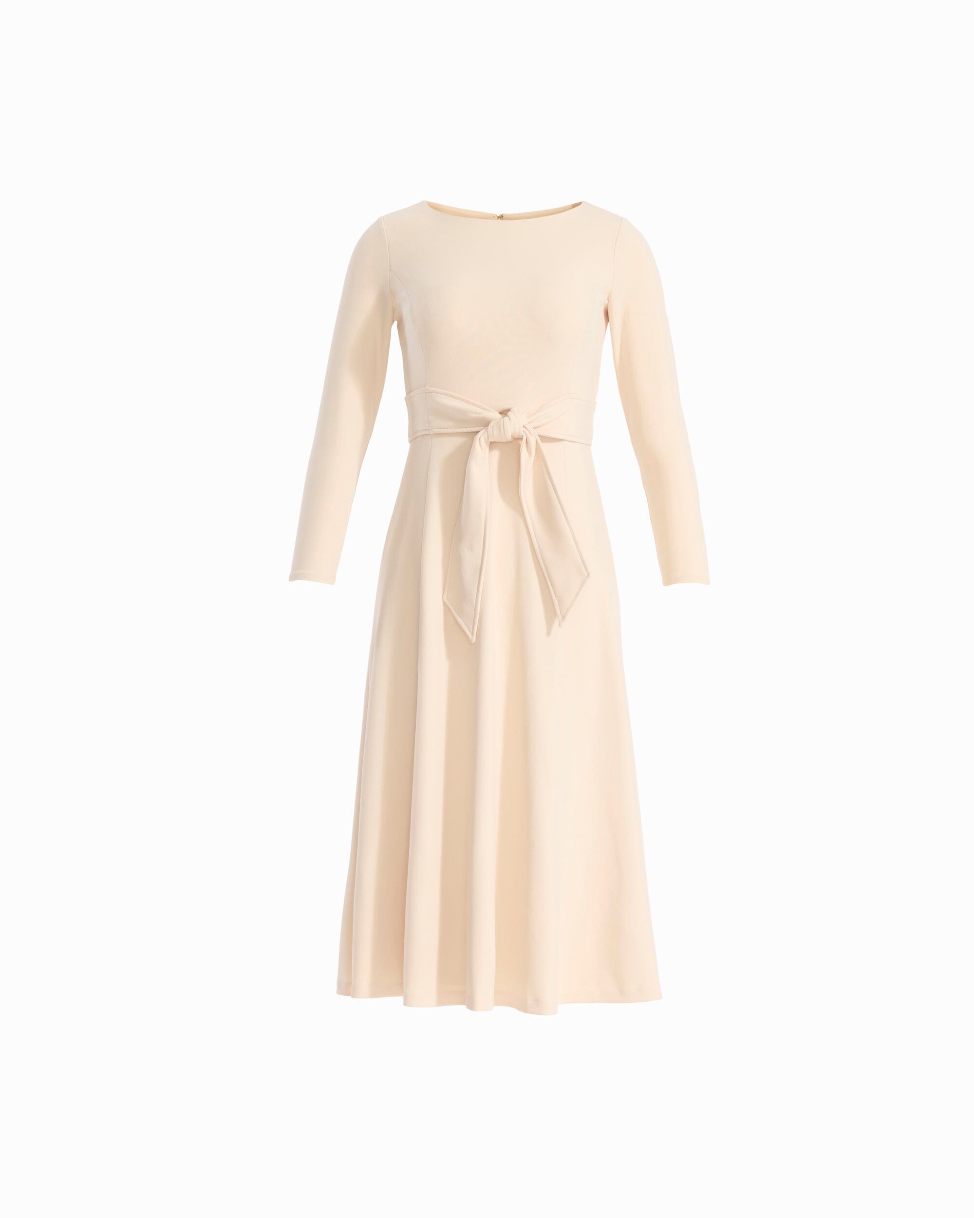 A-Line Tie Waist Midi Dress Dresses Kasper