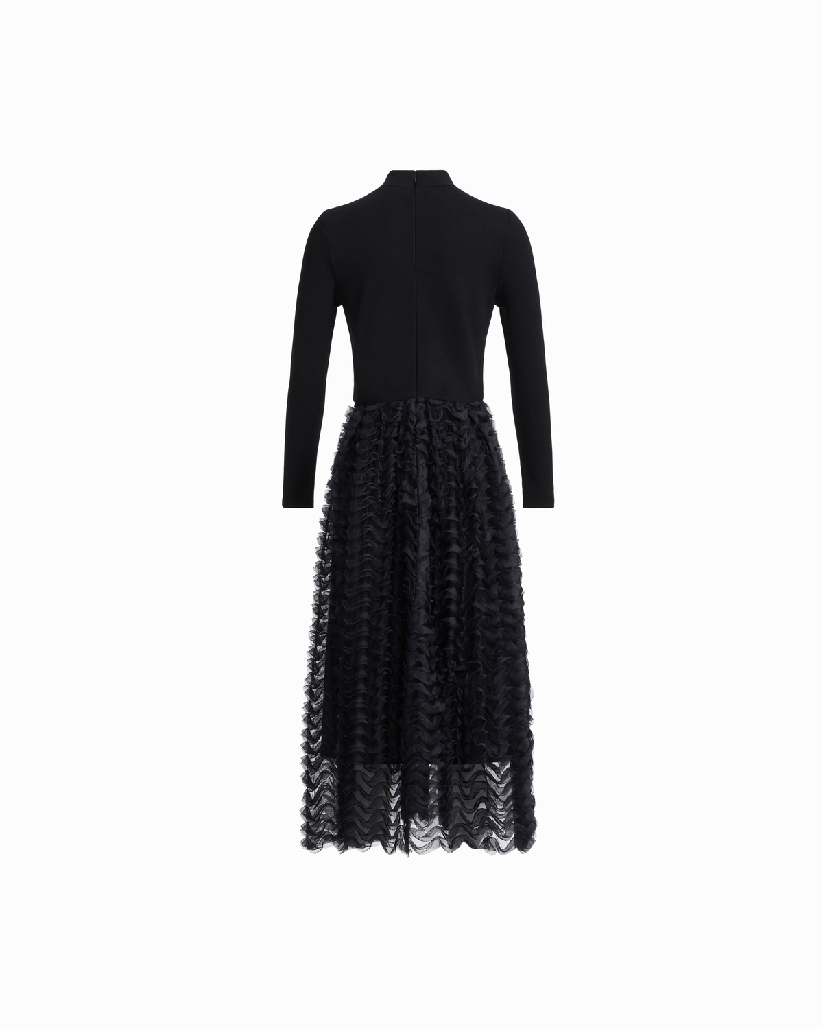 Turtleneck Fit & Flare Dress