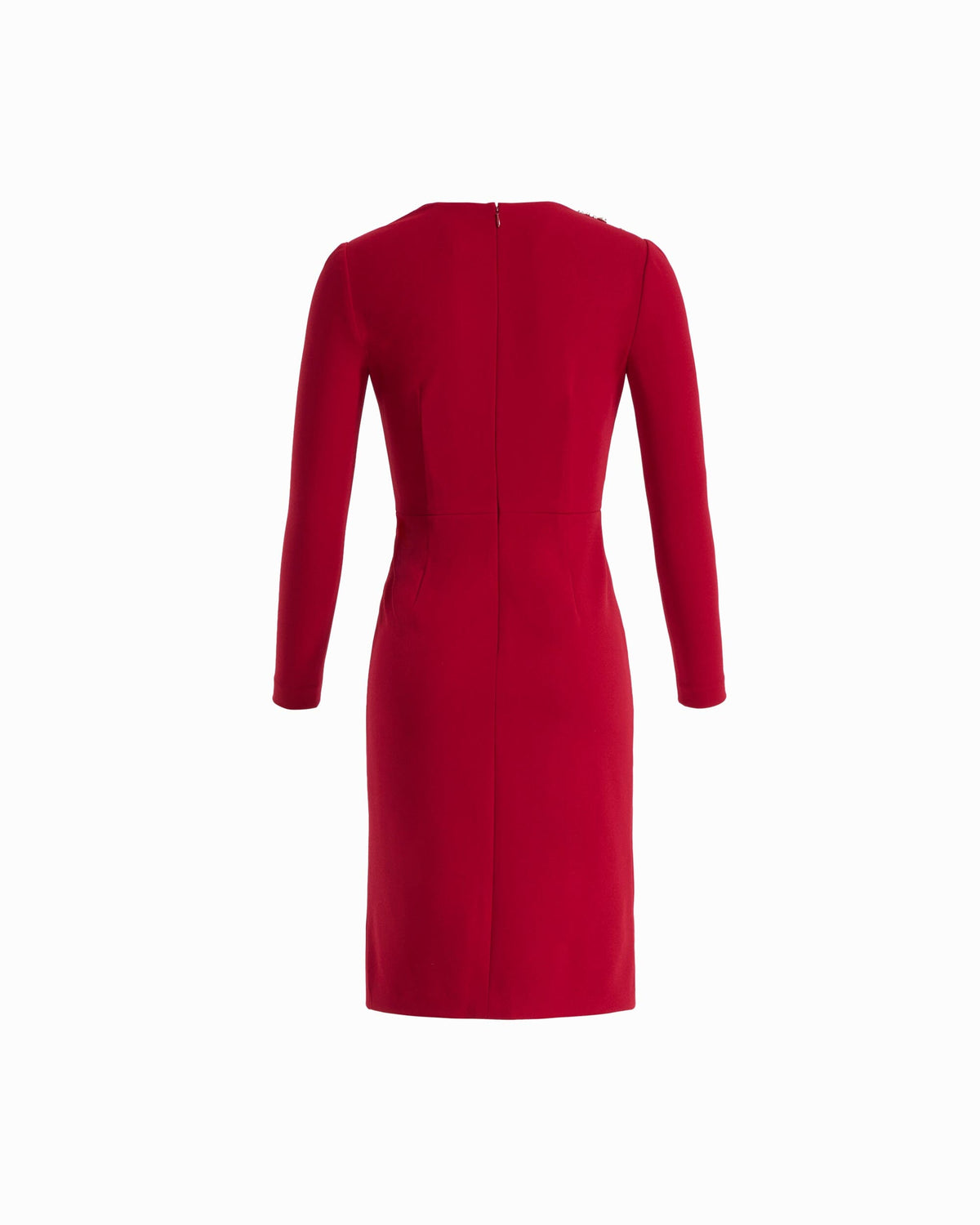 Anne Klein Embellished Draped Neck Dress