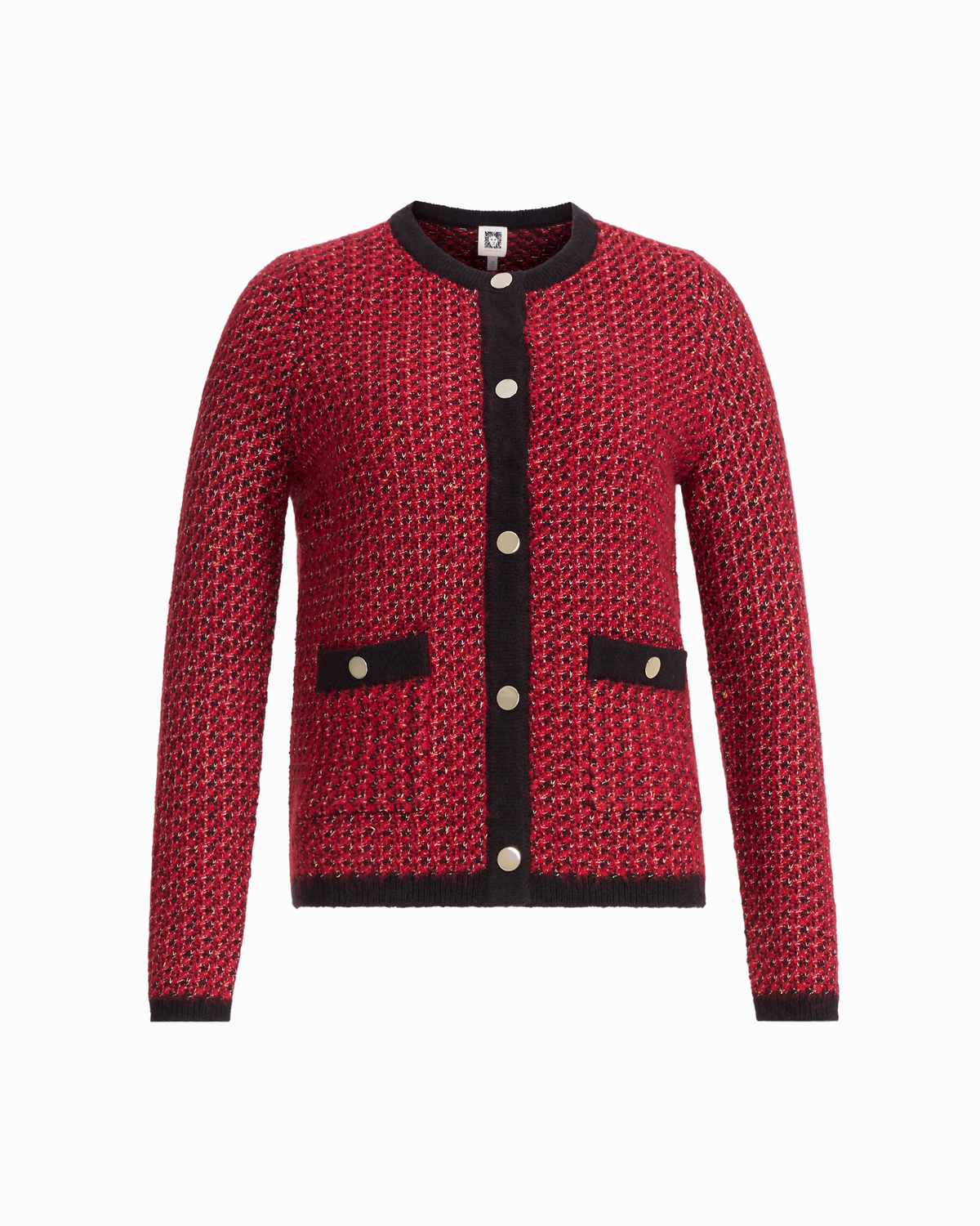Lurex Bouclé Cardigan