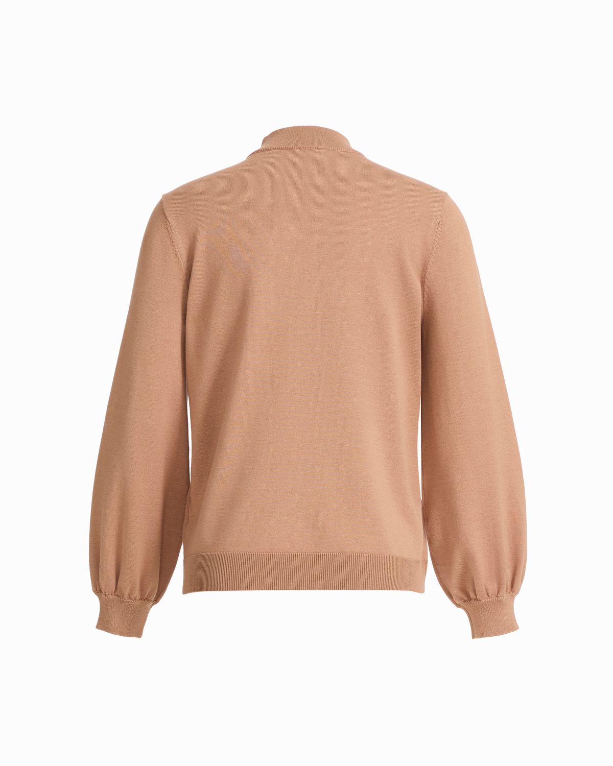 Puff Sleeve Mock Neck Sweater