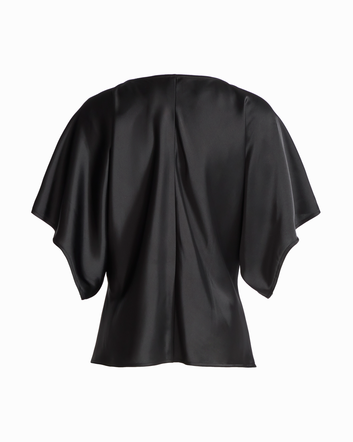 Bateau Neck Short Sleeve Blouse
