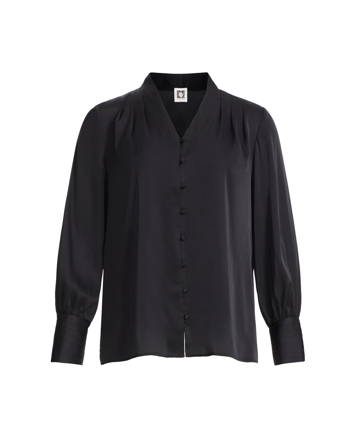 Button-Front Woven Top