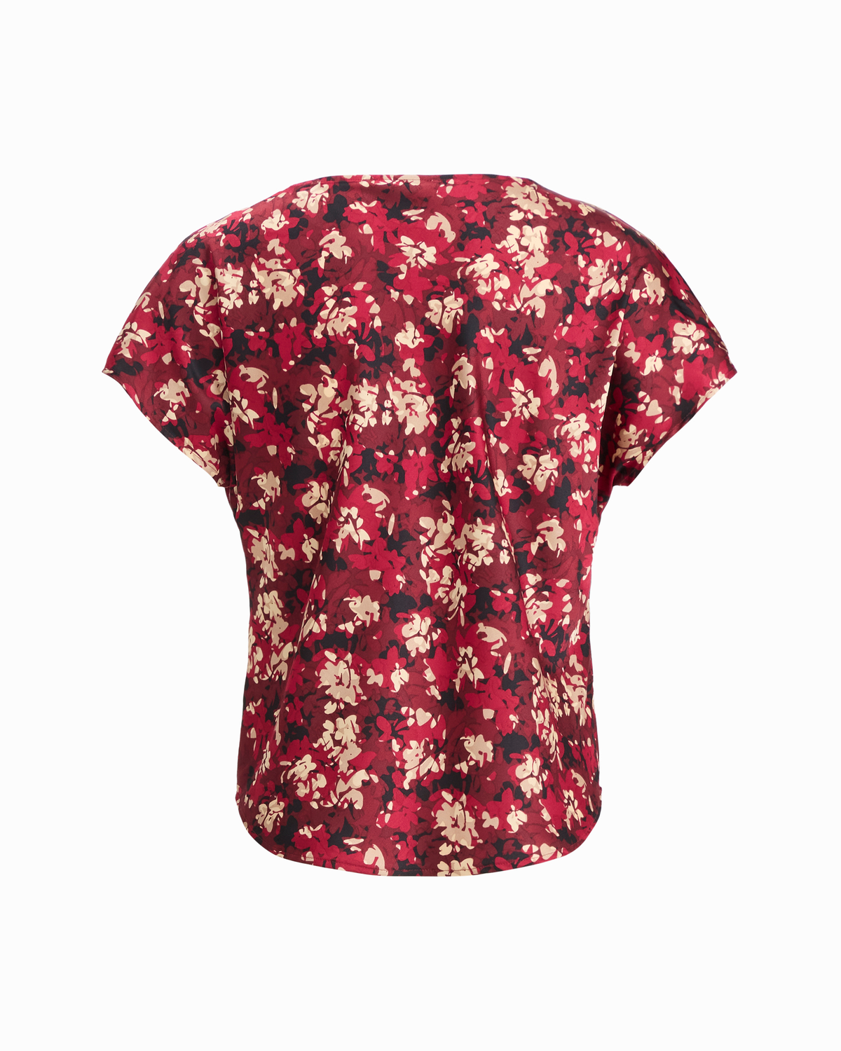 Cowl Neck Floral Blouse