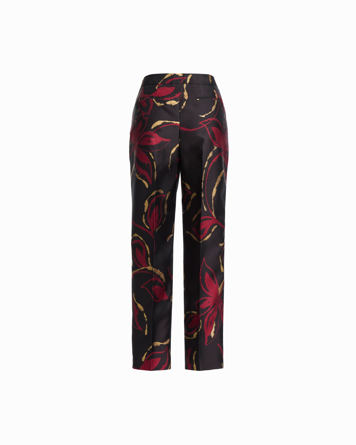 Straight Ankle Patterned Pant