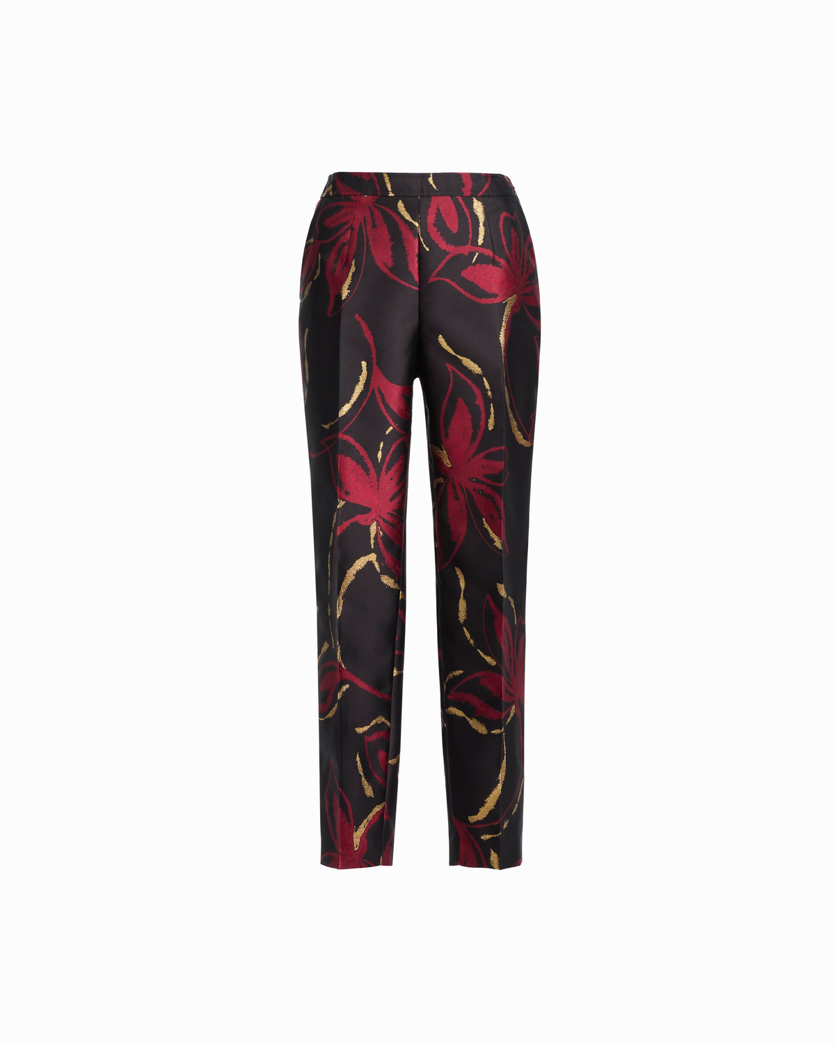 Straight Ankle Patterned Pant
