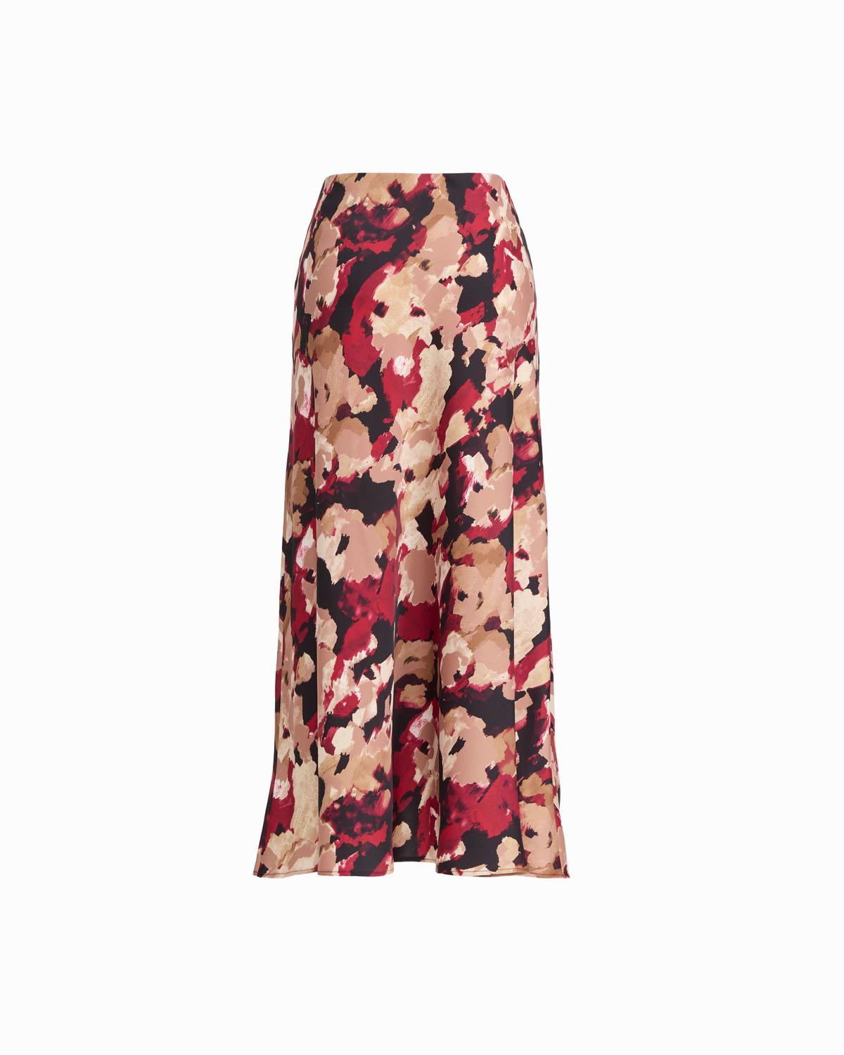 Pull-On Bias Flared Skirt