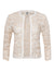 Anne Klein White Dove/Canvas Lace Framed Cardigan Jacket