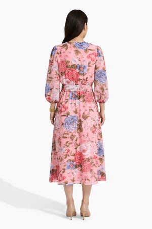 Three-Quarter Sleeve Midi Length Dress Dresses Kasper