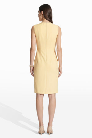 Anne Klein DAFFODIL MULTI Sleeveless Floral Sheath Dress