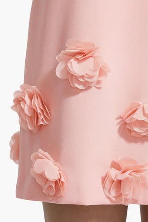 Sleeveless Shift silhouette Dress with Rosette Detail Dresses Kasper