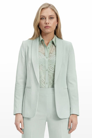 Shall Collar Open Front Abstract Jacket Clothing Kasper