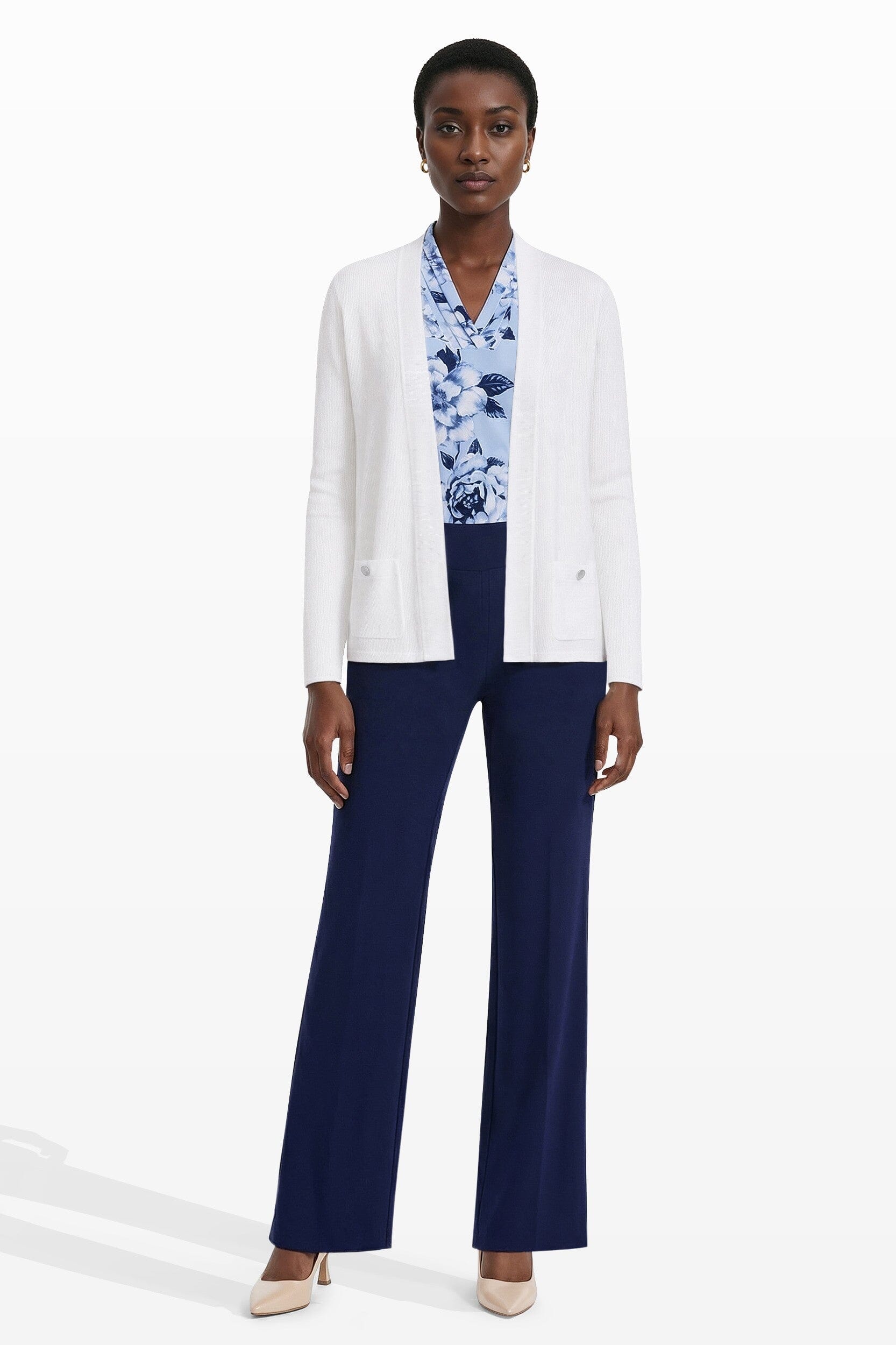 Anne Klein Malibu Kissing Front Cardigan