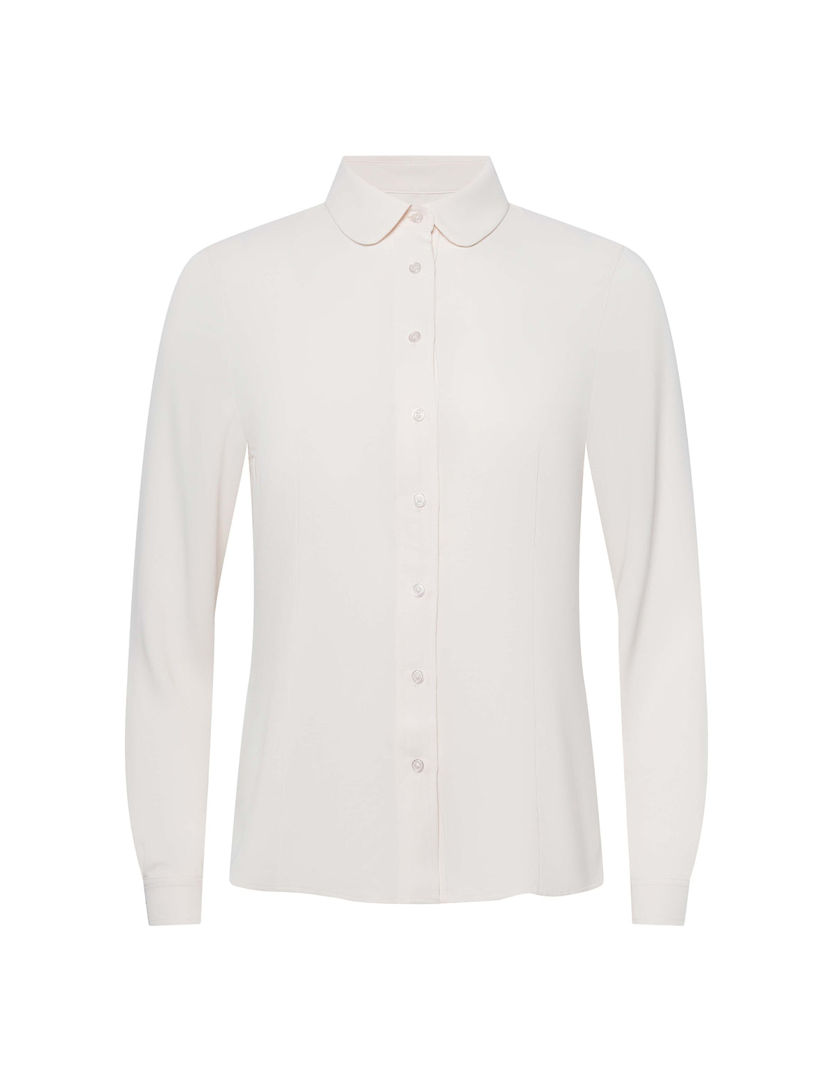 Anne Klein White Dove Peter Pan Collar Blouse