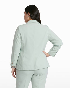 Anne Klein Plus Size Shawl Collar Open Front Jacket
