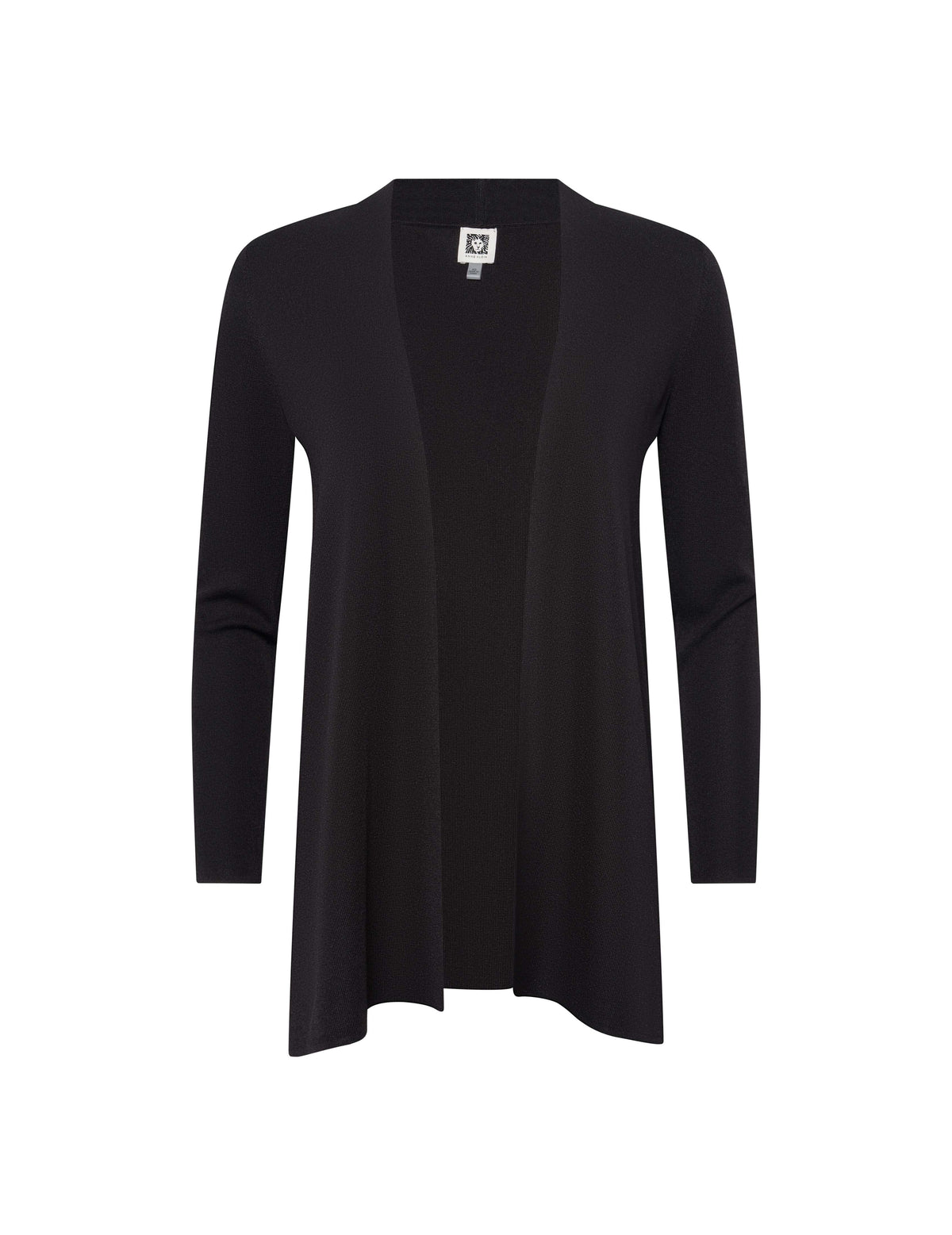 Anne Klein Anne Black Nappa Cardigan