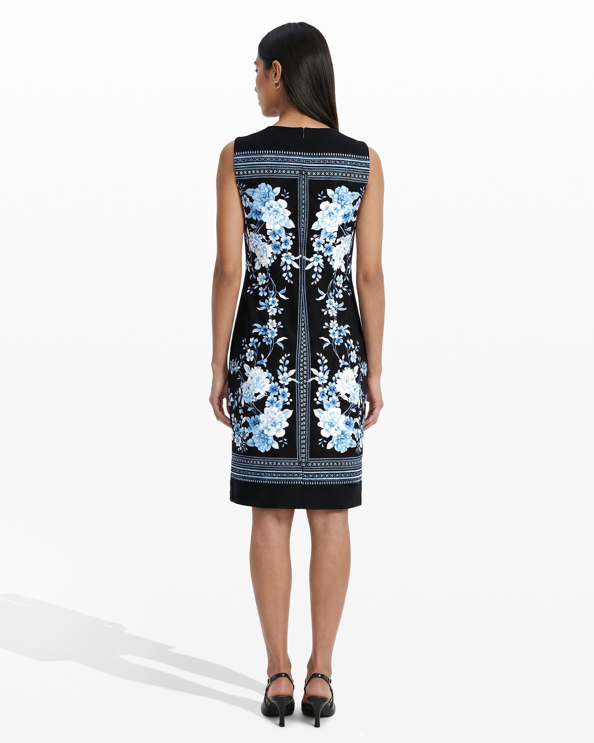 Anne Klein Women's Printed Sleeveless Sheath Dress
