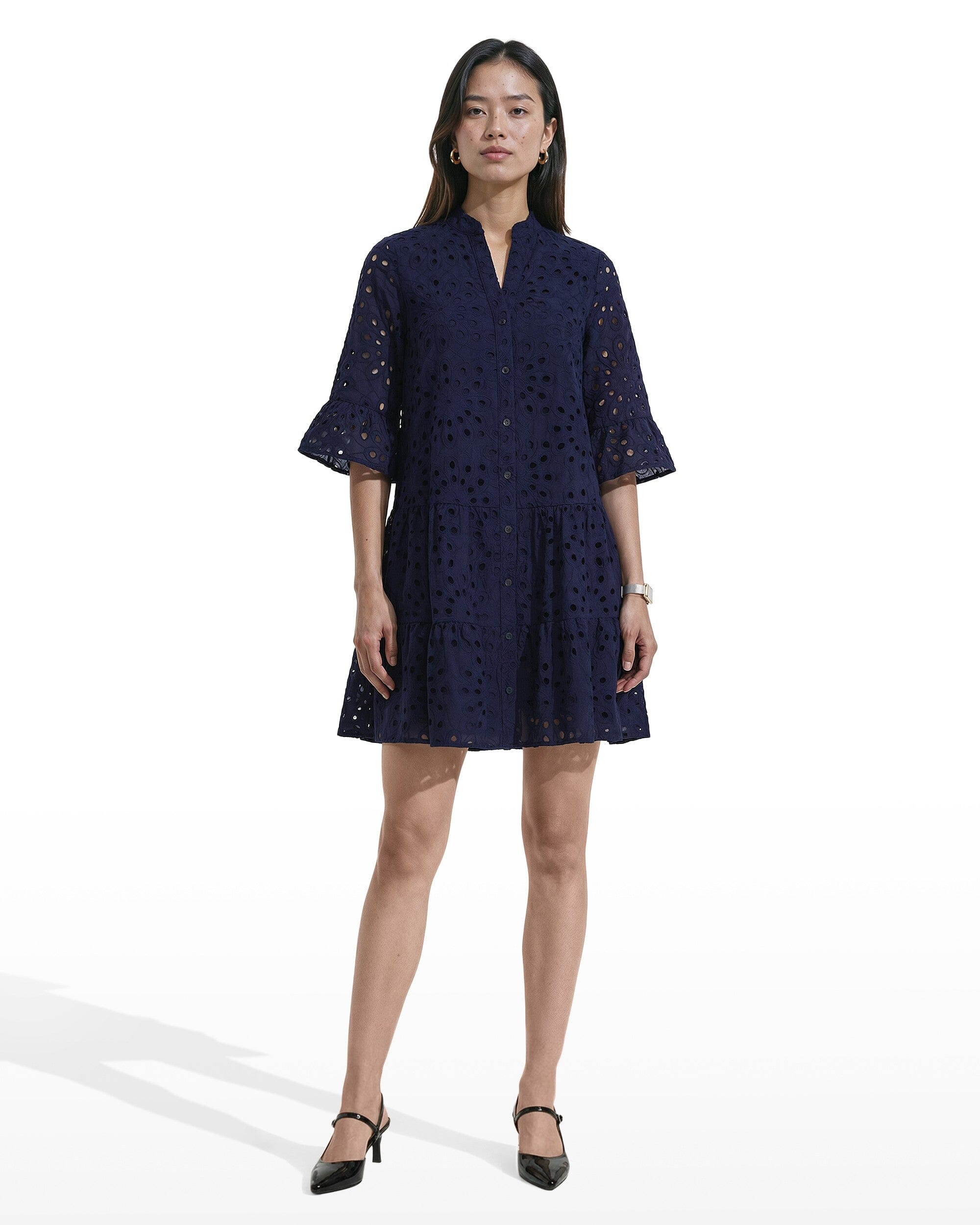 how to cut a shirt dress with collar How to Make a Simple Shirt Dress (with Collar and Gathers!)