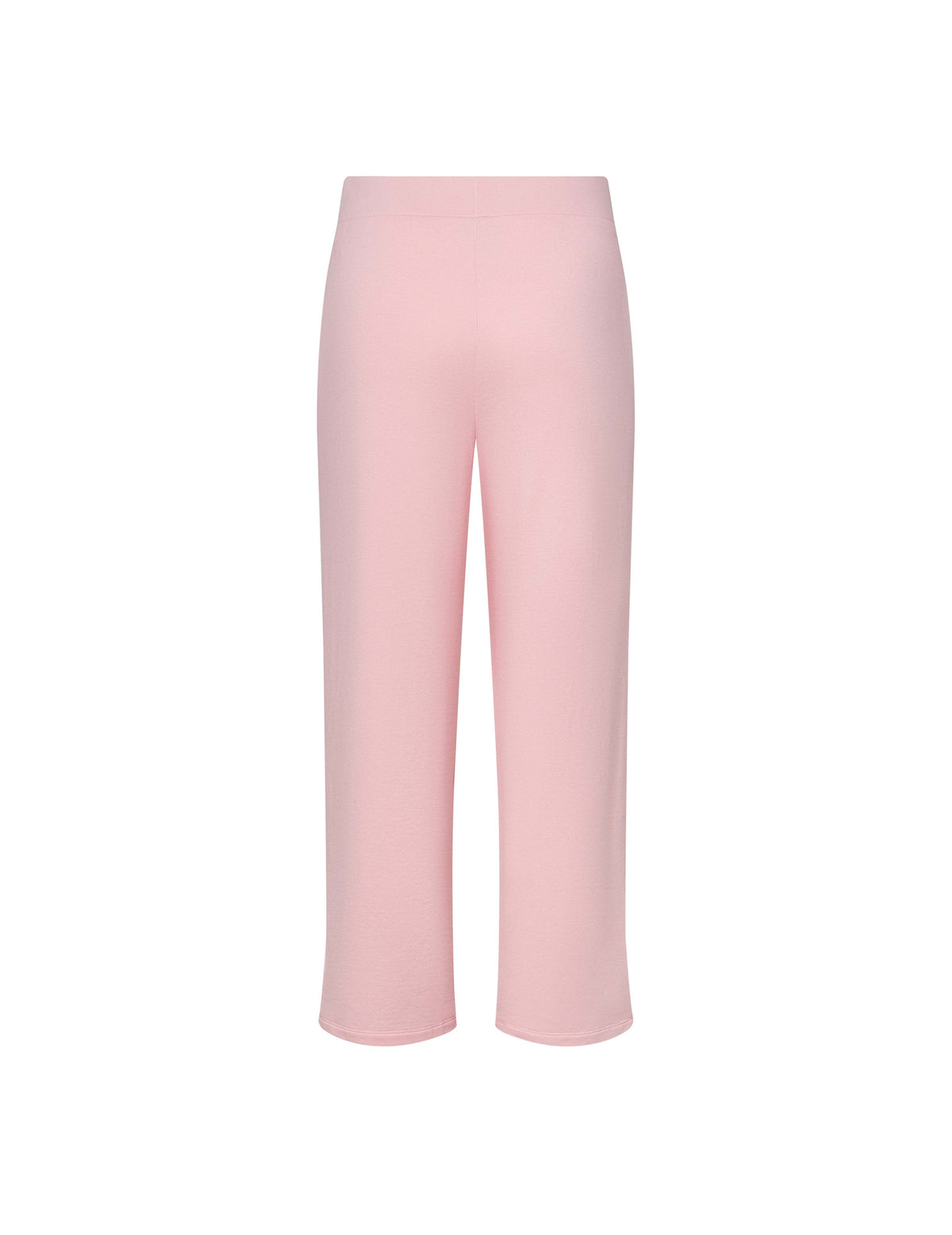 Anne Klein Peony Pink Pull On Wide Leg Cropped Pant