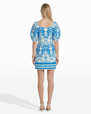 Square Neck Puff Sleeve Mini Dress Clothing Kasper