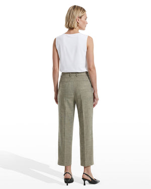 Anne Klein Straight Ankle Pant With Front Slash Pockets